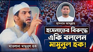 হাসনাতের বিরুদ্ধে এ কী বললেন মামুনুল হক! Bangladesh News Today