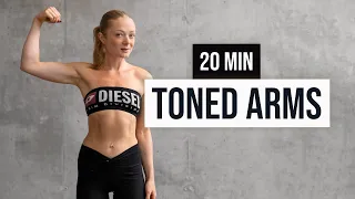 20 MIN ARMS + SHOULDERS - Do this to tone and sculpt your upper body!