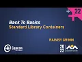 Back to Basics Standard Library Containers in Cpp - Rainer Grimm