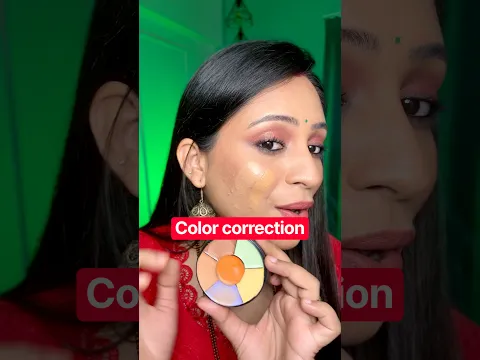 Color Correction Makeup Tutorial π¨ | How to Hide Dark Circles, Pigmentation & Dark Spots #shorts