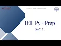 IEI PyPrep Day 2 - Loops in Python 28th October 2024