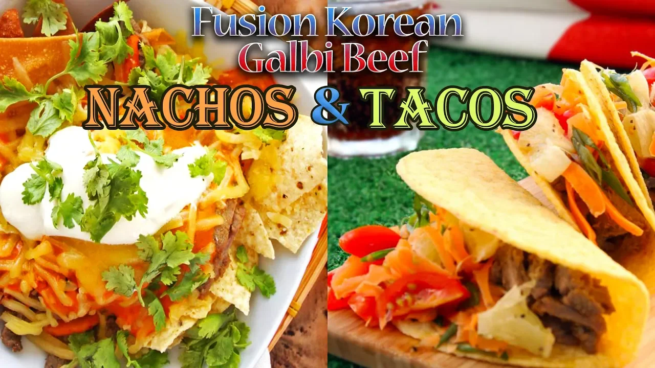 How To Make Fusion Korean Galbi Beef Nachos and Tacos   Share Food Singapore