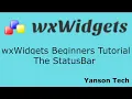 wxWidgets Beginners Tutorial - The StatusBar