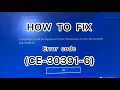 How to fix error code CE-30391-6 user will be logged out