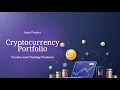 Cryptocurrency Portfolio Tracker and Trading Platform Java SpringBoot React-JS MySQL