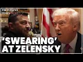 Lagu 'Swearing' Trump yells at Zelensky but leaves Putin with little to offer in Budapest