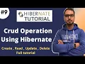 Crud Operation Using Hibernate Hibernate framework Tutorial
