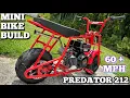 BUDGET MINI BIKE BUILD HITS 60 MPH STAGE 2 PREDATOR 212