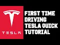 How To Drive A Tesla Beginner s Guide - First Time Driving a Tesla Step by Step Tutorial