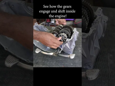How the Honda XL250 Gearbox Works | Inside View in Action
