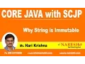 Why String is Immutable Java Tutorial