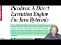 Read a paper PicoJava - A Direct Execution Engine For Java Bytecode