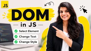 DOM in JavaScript Select Element Change Text Change Style JS DOM Tutorial