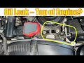 Identifying Source of Oil Leak on Audi A4 B8 - Top front of Engine