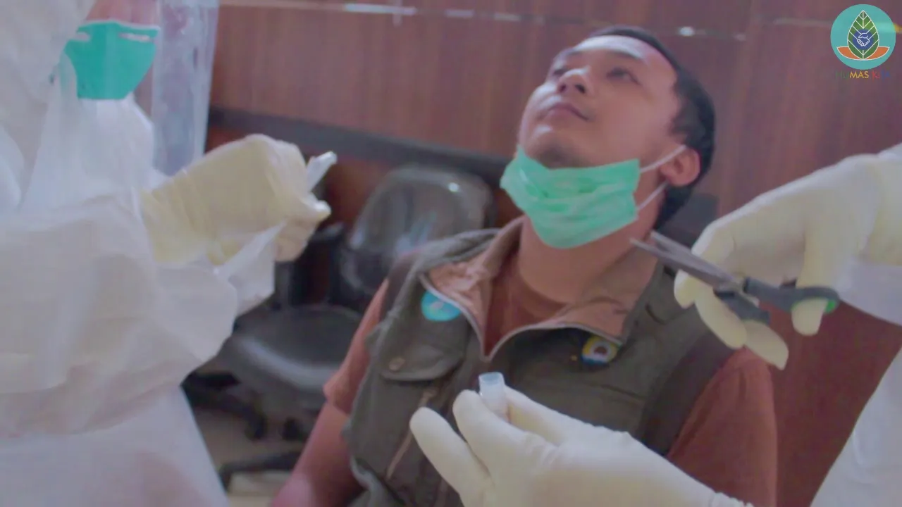 Swab Test Moment Pengadilan Agama Tangerang. 