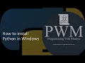 How to install PYTHON latest version in Windows Python Tutorials Programming with Maurya