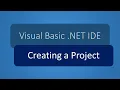 Creating a Project in VS 2010 - VB NET