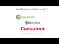Microservices Event Driven with Spring Cloud Stream Apache Kafka Consumer PT-1