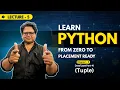 Python Full Course Chapter 2 Part 4 Tuple in Python Zero to Placement