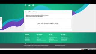 How to decompiler APK by Online APK Decompiler