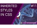 CSS Tutorial For Beginners 11 - Inheritance