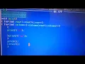 C program to print half triangle pattern
