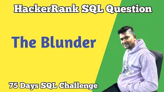 The Blunder Hacker Rank SQL Question