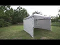 REDCAMP 10x6 2ft Instant Canopy Sidewall for 10x10ft Pop Up Canopy