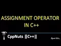 Assignment Operator In C