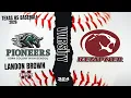Iowa Colony Pioneers-vs-Kempner Cougars Texas High School Baseball