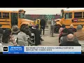 Baltimore City Public School unveils fleet of 25 new electric school buses