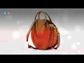 Actlure Women Genuine Cowhide Leather Round Shape Top Handle Shoulder Purse