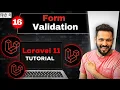 Laravel 11 tutorial in Hindi Form Validation input validation email max min required