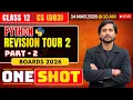 Class 12 CS Python Revision Tour 02 CBSE Computer Science 2026 Live Boards Preparation