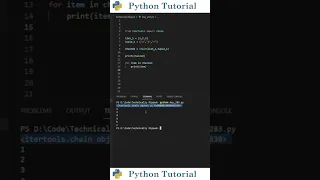 Chained Iterables In Python Python Tutorial