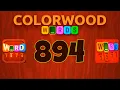 COLORWOOD WORDS CRYPTOGRAM level 894
