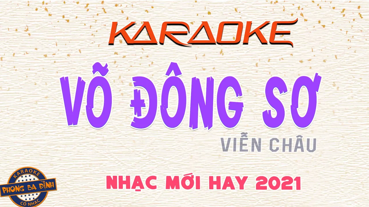 KARAOKE (vọng cổ) | VÕ ĐÔNG SƠ | Nhạc mới hay (dây kép)