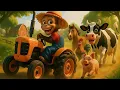 Lagu Little Farmer Monkey Fishes And Raises Rabbits On The Farm | Monkey 4 Kids