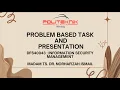 DFS40043 Information Security Management Problem Based Task Presentation