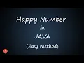 Happy Number in JAVA BluejCode