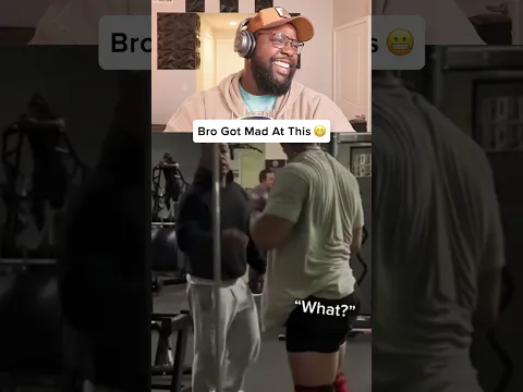 He Got Uncomfortable At The Gym 😭
