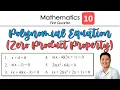 How to Solve Polynomial Equation using Zero Product Property Grade 10