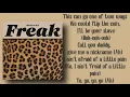 Doja Cat - Freak (Lyrics)