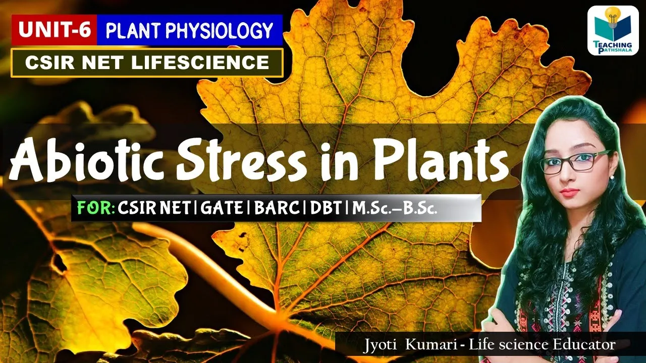 Abiotic Stress in Plant | CSIR NET ,GATE,DBT, M.Sc