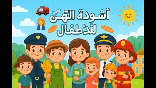 أنشودة المهن للأطفال نتعر ف على كل المهن في فيديو واحد 