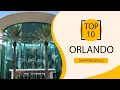 Top 10 Shopping Malls to Visit in Orlando Florida USA - English