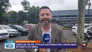 190 mil títulos eleitorais são cancelados em Santa Catarina