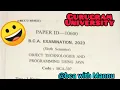 Object Technology And Programming Using Java Questions Paper 2023 BCAwithMannu