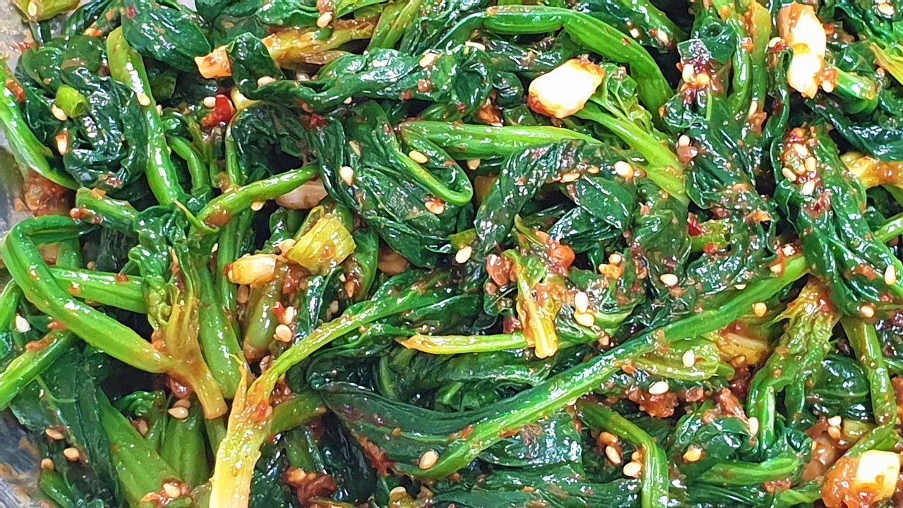 시금치 된장무침