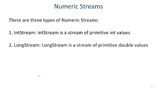 JAVA Advance Full Course - 57 Java8 Introduction to Numeric Streams